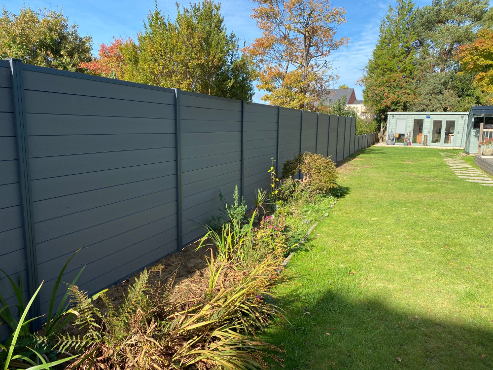 Garden with Bison fencing