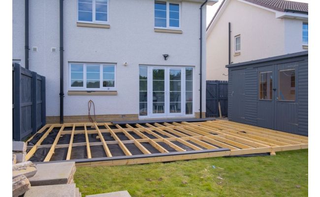 Treated timber deck subframe