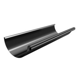 Buy 3.0m long, 125mm dia, Steel Half Round Gutter Painted