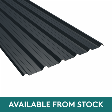 32/1000 Box Profile Steel Sheet, 0.5mm thick, Polyester Coated, Anthracite Grey