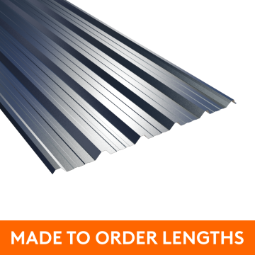 32/1000 Box Profile Steel Sheet, 0.7mm thick, Galvanised Finish