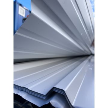 20/1000 Box Profile, Liner Panel, 0.4mm thick, White, Enamel Finish - 4m Long