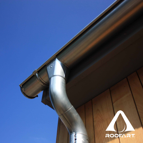 RoofArt Galvanised Steel Guttering, easy to install